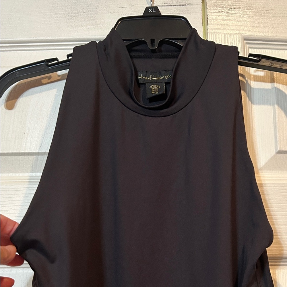 House of Harlow 1960 Midnight Black Bodysuit - Picture 4 of 7